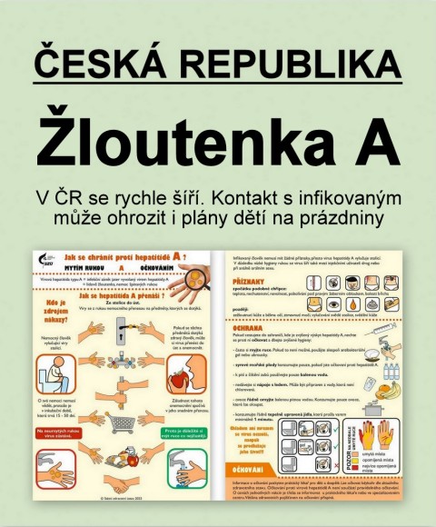 naskladnili jsme vakcínu proti infekční žloutence typu A !
